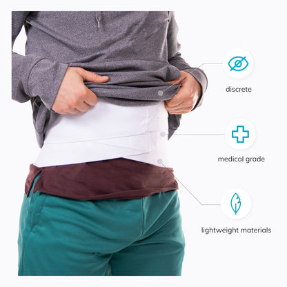 Lower Back Pain Brace | Lumbar Support Belt for Strained Muscles, Pinched Nerves & Herniated Discs