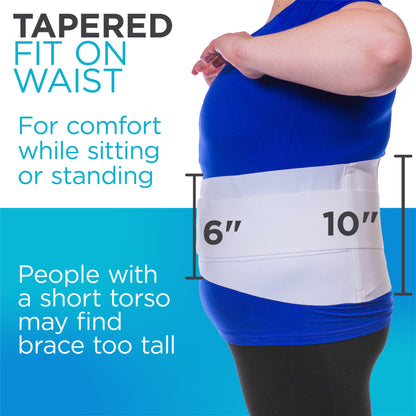 Plus Size Bariatric Back Support Belt Girdle for Obesity Low Back and Hip Pain Relief