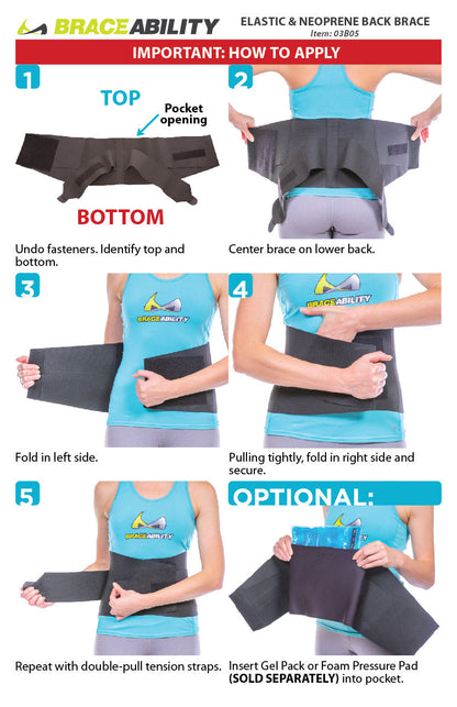Lumbar Back Brace | Chronic Pain Relief from Sciatica and Pinched Nerve