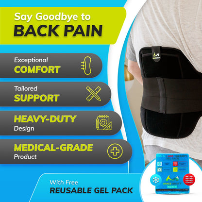 Herniated Disc Back Brace | Support Belt for Bulging, Slipped & Degenerative Herniation