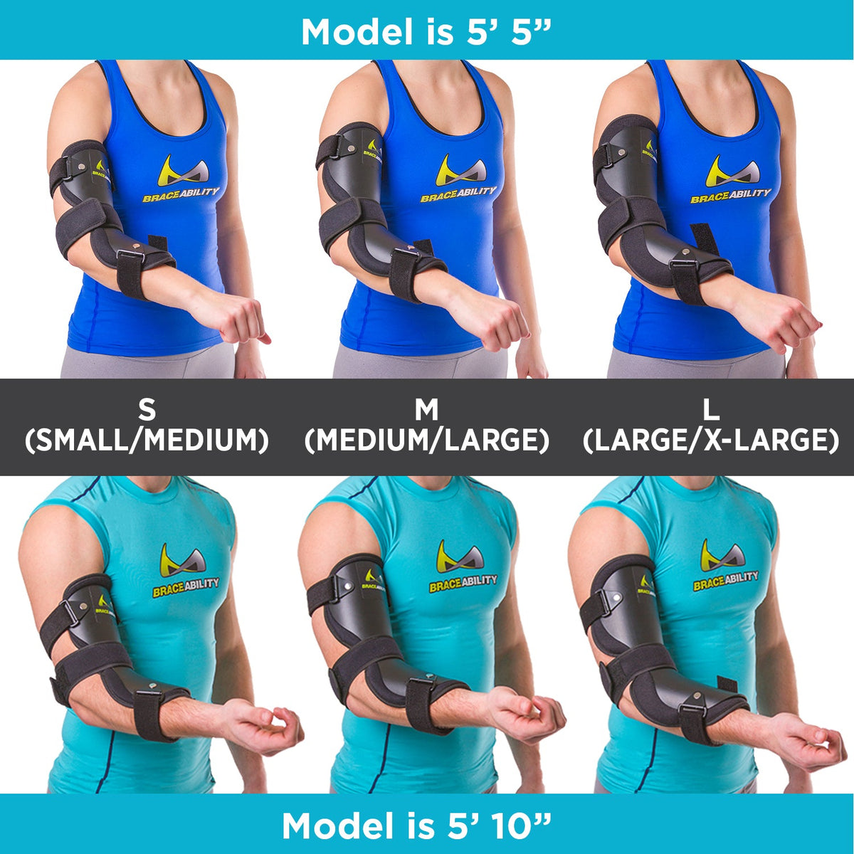 Cubital Tunnel Syndrome Elbow Brace to Prevent Ulnar Nerve Entrapment & Hyperextension