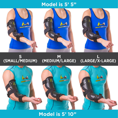 Cubital Tunnel Syndrome Elbow Brace to Prevent Ulnar Nerve Entrapment & Hyperextension