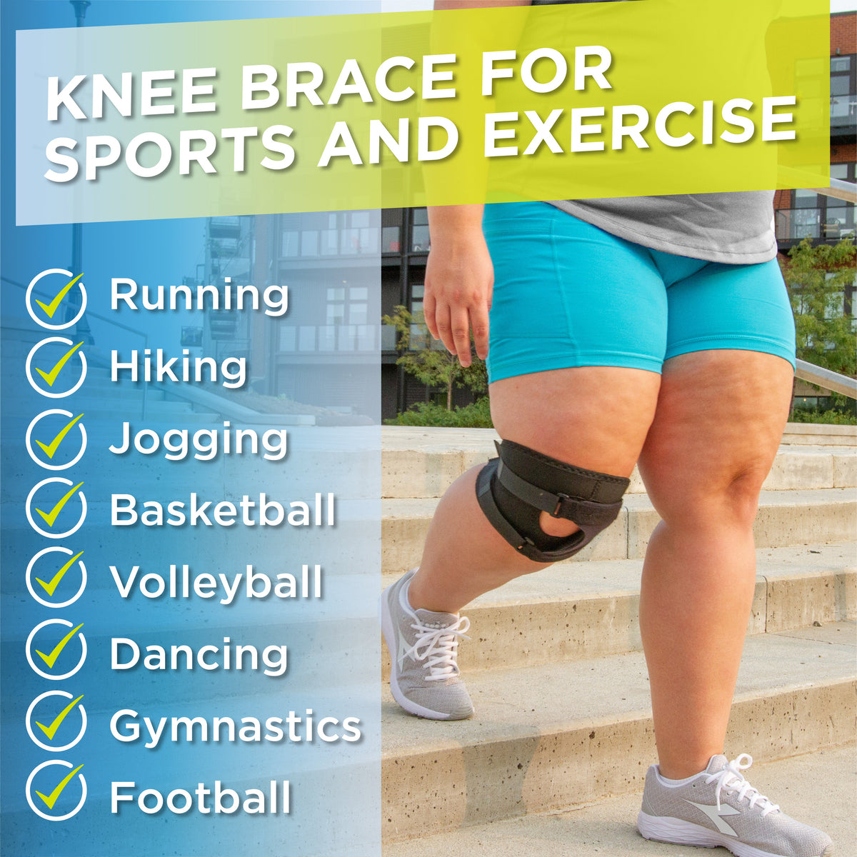 Short Patella Tracking Knee Brace (FINAL SALE)