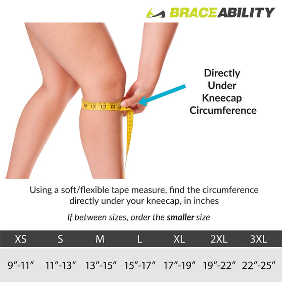 Sizing%20chart%20for%20Patellar%20Tendon%20Adjustable%20knee%20strap.%20Available%20in%20sizes%20XS-3XL.