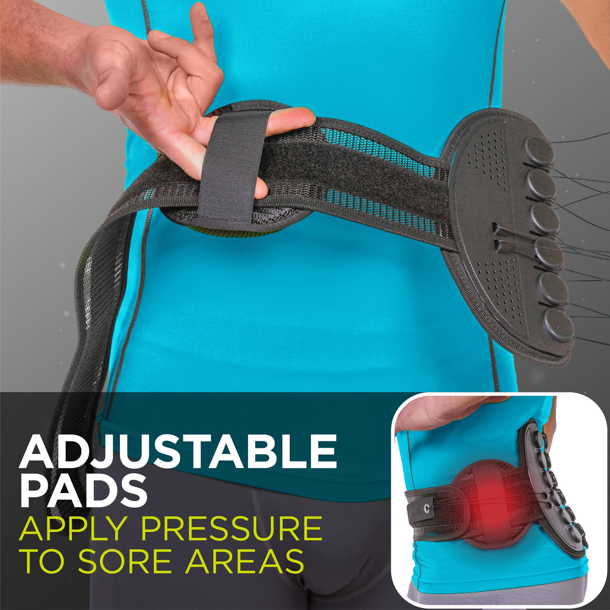SI Joint Belt | Sacroiliac Dysfunction Treatment & Tailbone or Coccyx Pain Relief Compression Brace