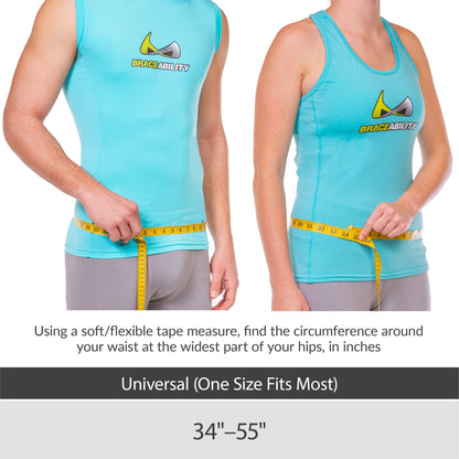 SI Joint Belt | Sacroiliac Dysfunction Treatment & Tailbone or Coccyx Pain Relief Compression Brace
