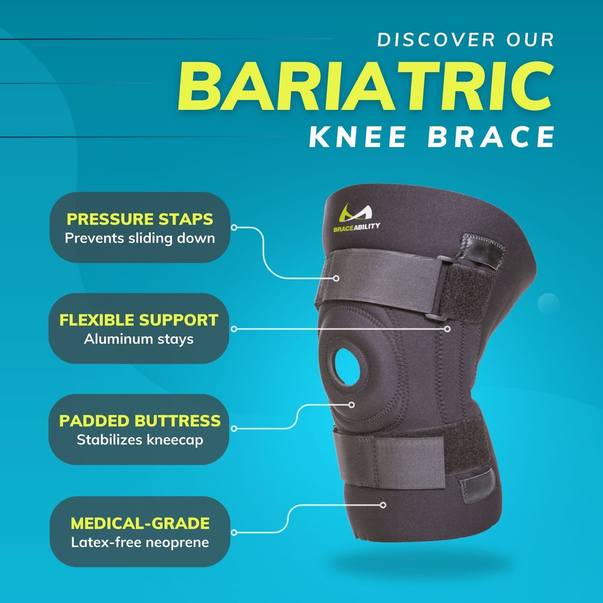 Big Knee Brace for Large Legs (FINAL SALE)