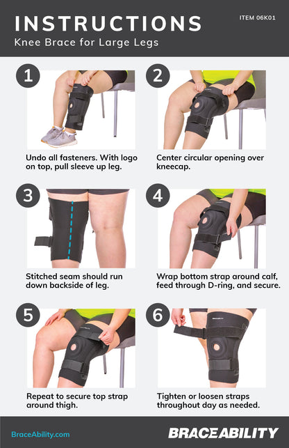 Big Knee Brace for Large Legs (FINAL SALE)