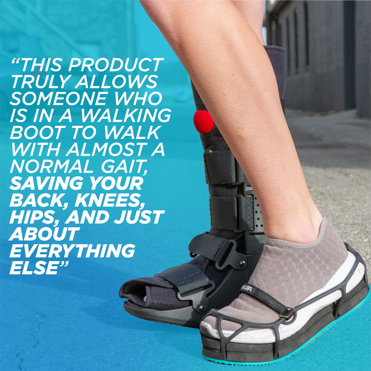 EVENup Shoe Balancer | Leveler and Lift for Uneven Legs to Wear With Walking Boot