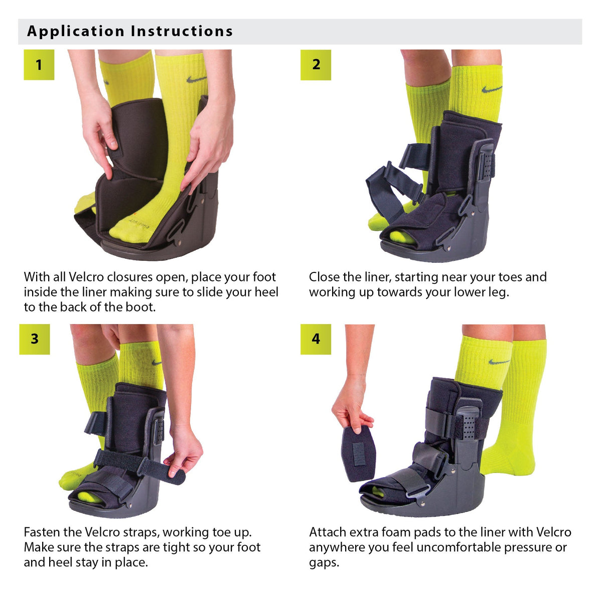 Metatarsal Stress Fracture Foot Brace Walking Boot - FINAL SALE