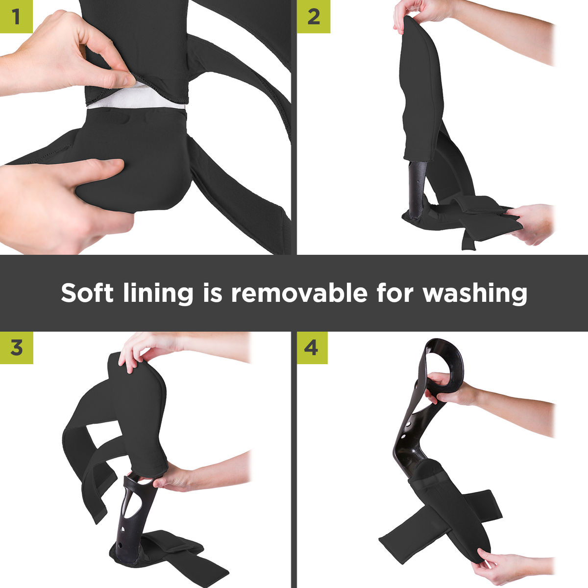 Padded 90 Degree Soft Nighttime Boot Splint