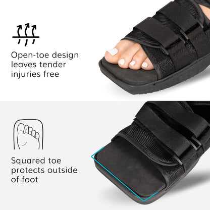 Post-op Medical Walking Shoe | Orthopedic Broken Foot and Toe Fracture Surgical Walking Boot