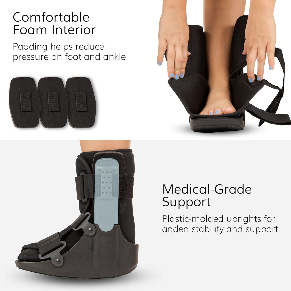 Metatarsal Stress Fracture Foot Brace Walking Boot - FINAL SALE