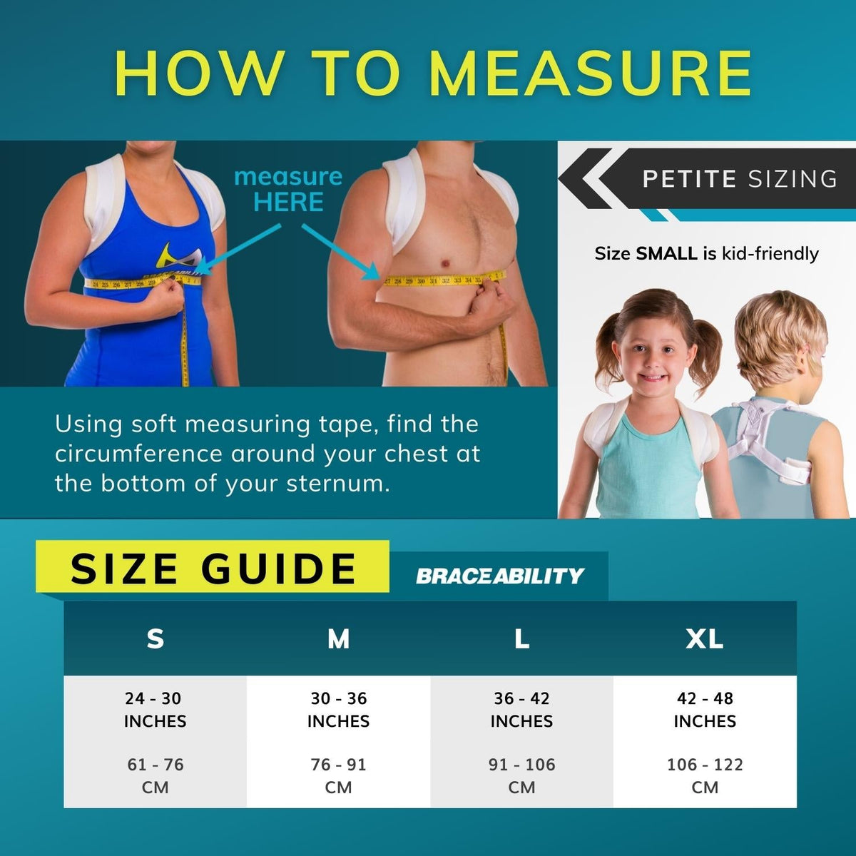 Figure 8 Clavicle Support & Posture Improvement Strap for Men & Women