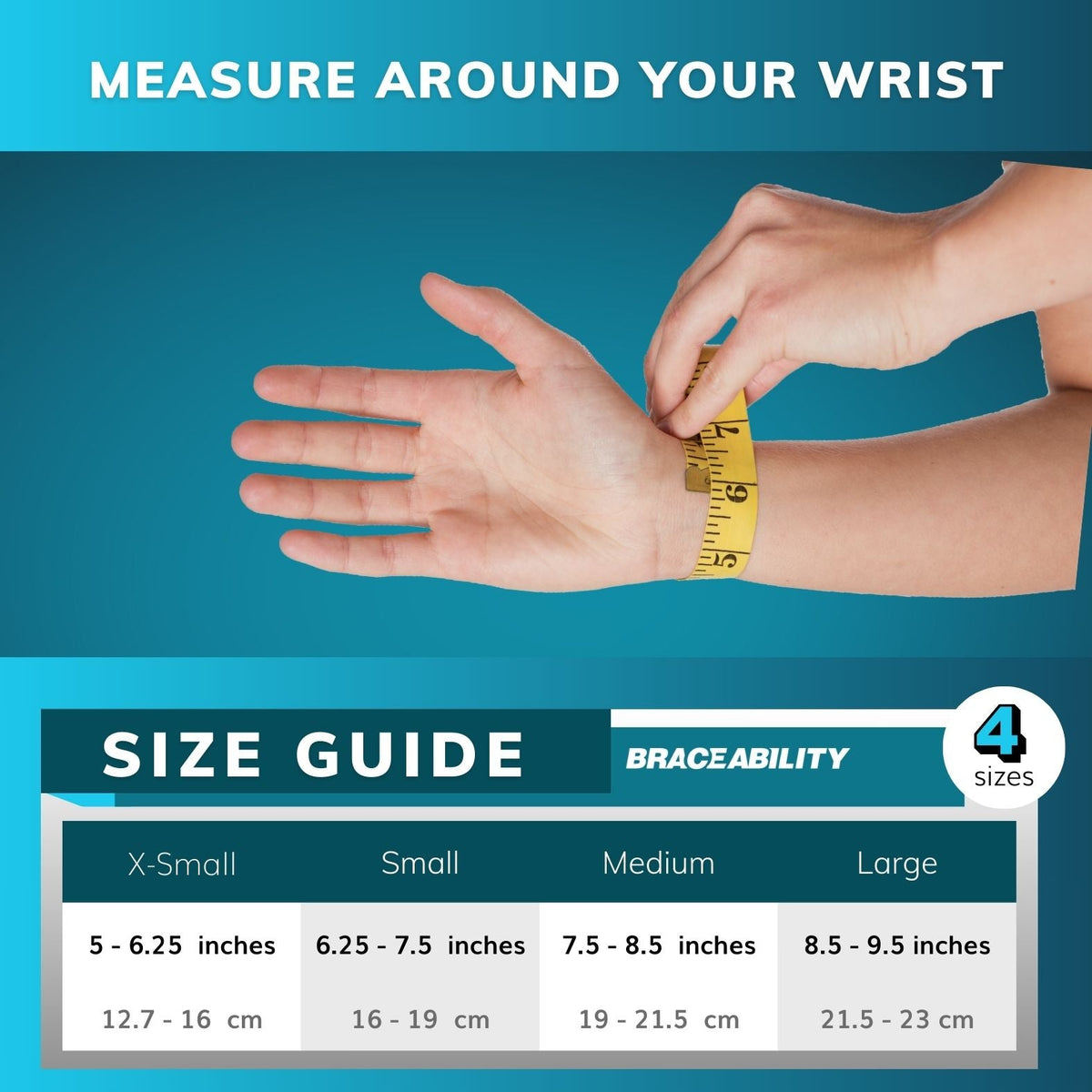 Wrist and Thumb Spica Splint - De Quervain's Tenosynovitis Support Brace for Right or Left Hand