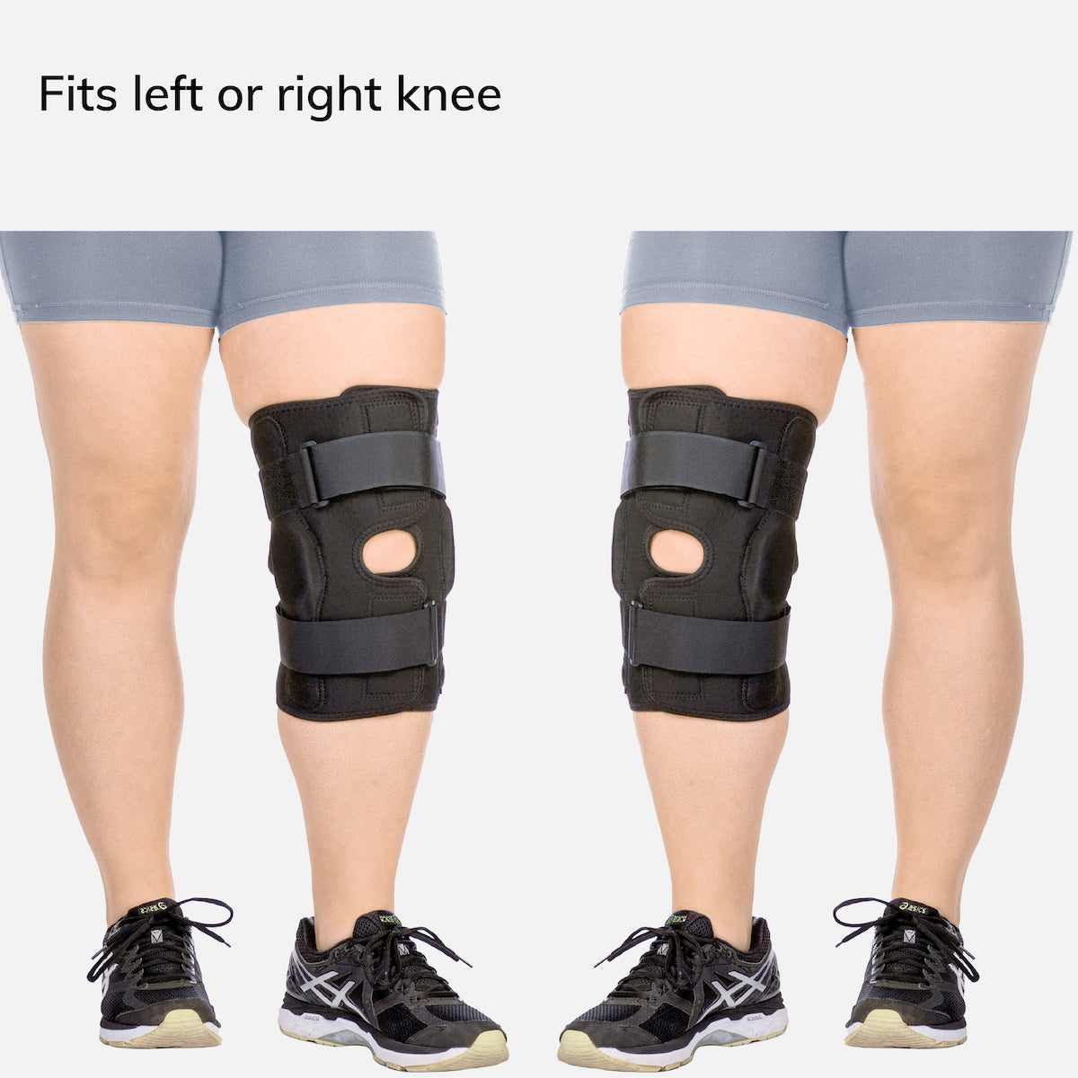Hinged ROM Knee Brace | Stabilization Support for Torn Meniscus, Post Op, ACL Tear Injury, Sprain, OA