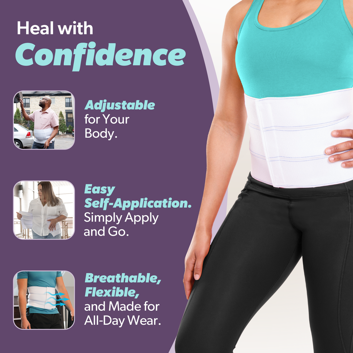 Bariatric Surgery Abdominal Binder after Tummy Tuck, Gastric Bypass & Liposuction