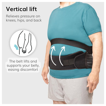 Obesity Belt Stomach Holder - Belly Support Band & Abdominal Pannus Sling