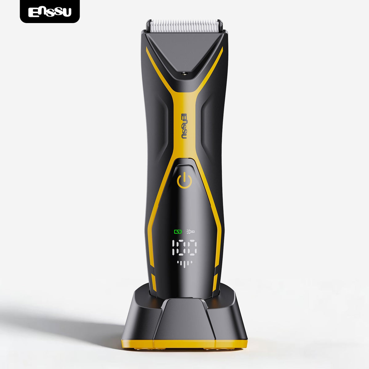 Aparador Corporal 2 em 1 ENSSU Pro Amarelo – BraiLock™ IPX7 Ecrã Digital