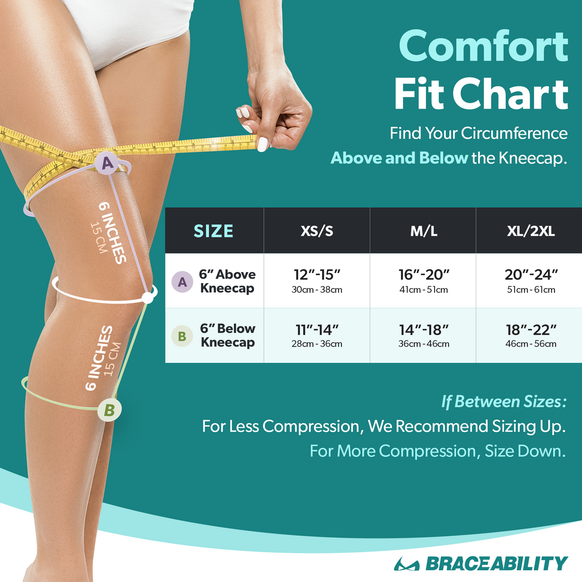 Compression Knee Sleeve | Athletic Knit Support Brace for Running and Sports Pain Relief