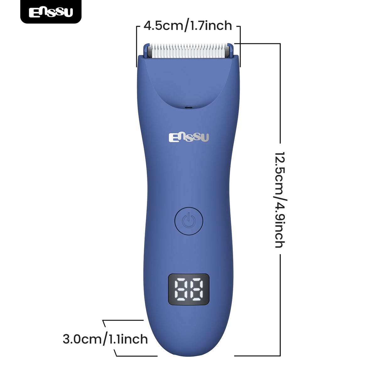 Aparador ENSSU Pro Azul – Ecrã Digital, Lanterna, IPX7 BraiLock™