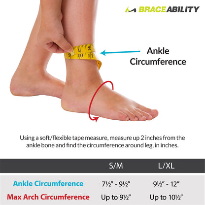 Drop Foot Brace for Sleeping | Adult's and Big Kid's Barefoot AFO Sock for Toe Walking or Neuropathy - FINAL SALE