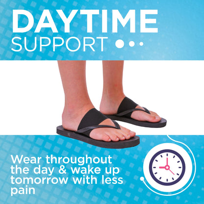 Plantar Fasciitis Arch Support Band (Pair) | High Arches Foot Brace, Flat Feet Sleeve & Heel Pain Orthotic
