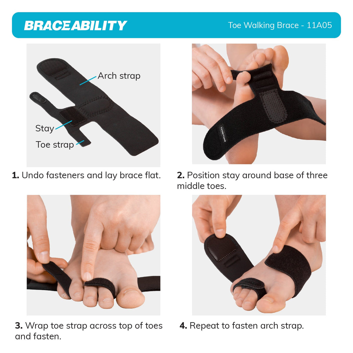 Toe Walking Brace | Pediatric Tip-Toe Correction Splint - FINAL SALE