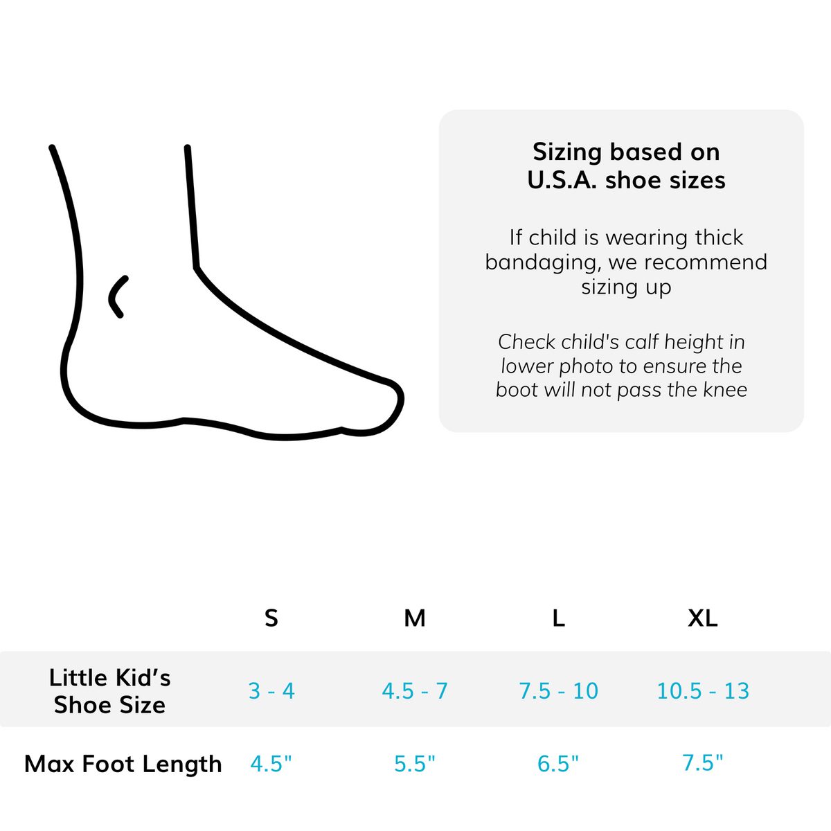 Pediatric Walking Boot | Children’s CAM Medical Walker Cast for Youth Fractured or Broken Toe, Foot, Ankle