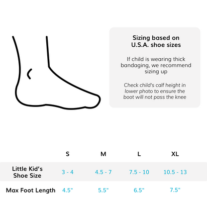Pediatric Walking Boot | Children’s CAM Medical Walker Cast for Youth Fractured or Broken Toe, Foot, Ankle