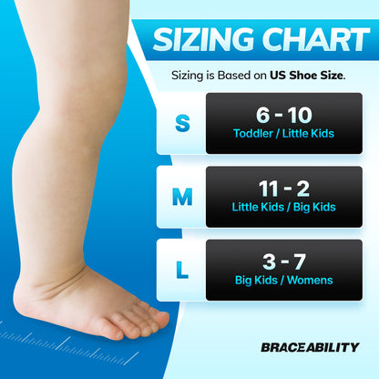 Toe Walking Socks | Pediatric Kids Foot Brace for Comfortable Tip Toe Walking Prevention and Correction for Children and Toddlers (FINAL SALE)