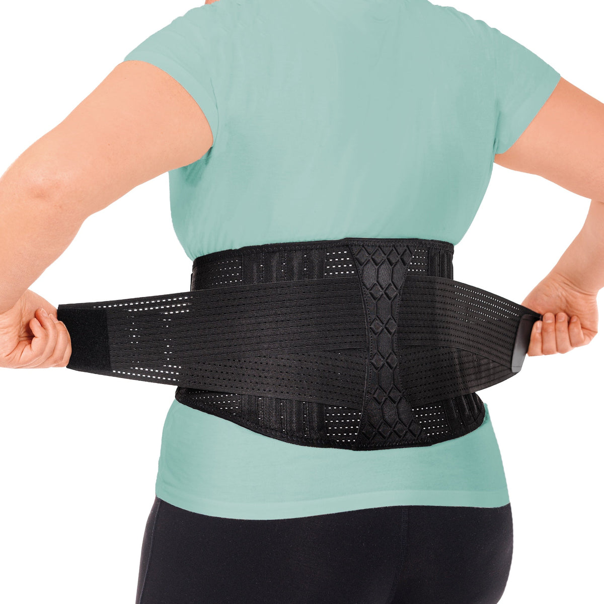 Comfort Fit Lumbar Brace for Men and Women - Lower Back Support Belt for Lifting, Work, Standing All Day, Everyday Wear