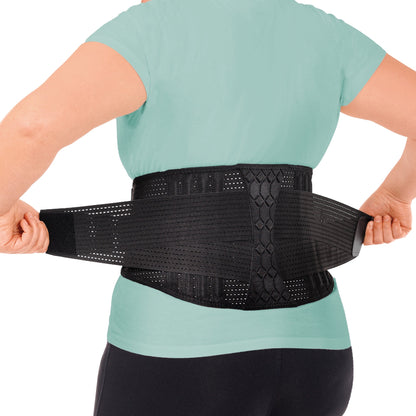 Comfort Fit Lumbar Brace for Men and Women - Lower Back Support Belt for Lifting, Work, Standing All Day, Everyday Wear
