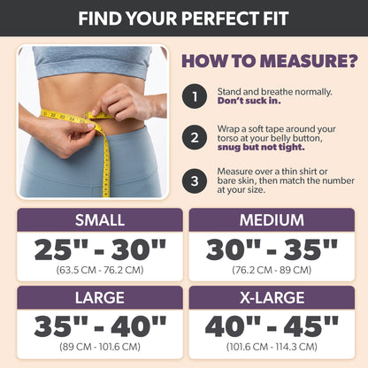 Women's Premium Lumbar Back Brace for Lower Back Pain and Posture Support