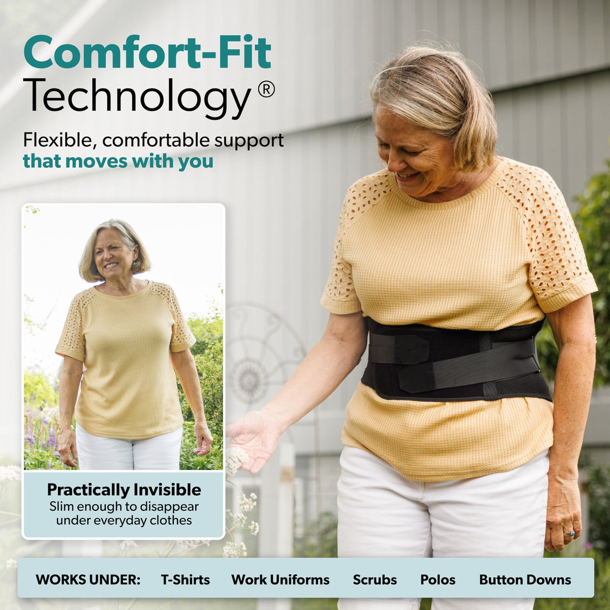LSO Lower Back Brace for Sciatica, Herniated Disc & Spinal Stenosis Relief