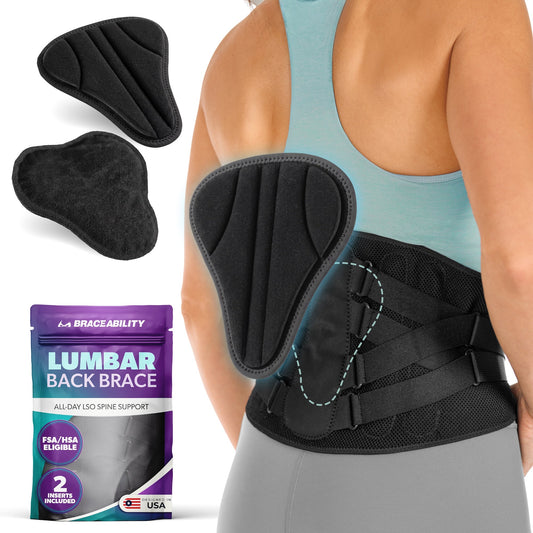 LSO Lower Back Brace for Sciatica, Herniated Disc & Spinal Stenosis Relief