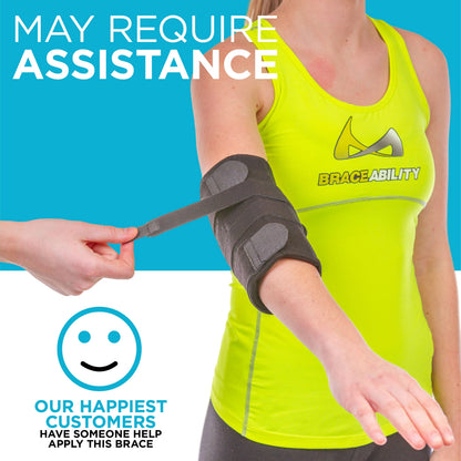Cubital Tunnel Syndrome Brace | Elbow Splint for Radial or Ulnar Nerve Entrapment Treatment