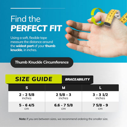 Hard Thumb Arthritis Treatment Splint & CMC Basal Joint Immobilizer