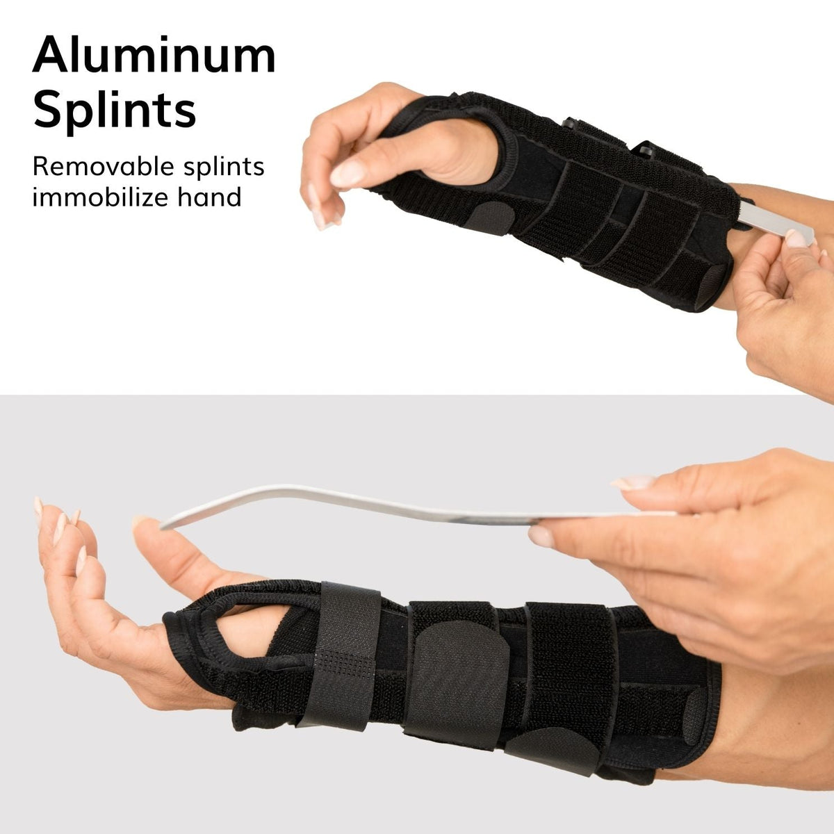 Volar Wrist Splint | Right or Left Hand Support Brace for Fracture Pain and Carpal Tunnel Relief