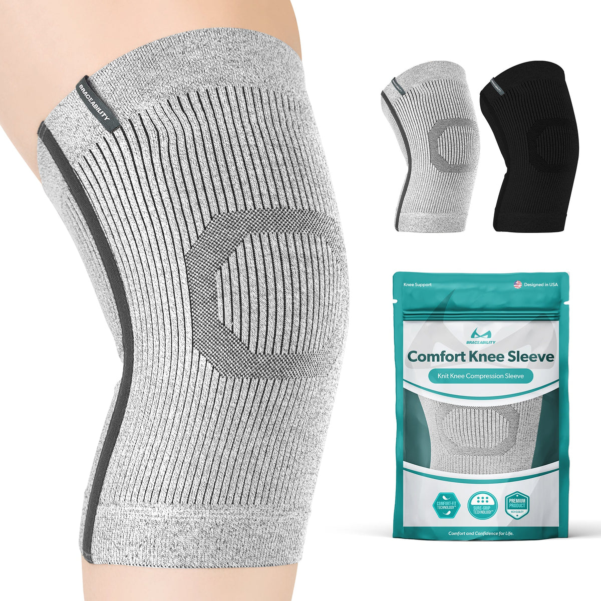Plus Size Compression Knee Sleeve (FINAL SALE)