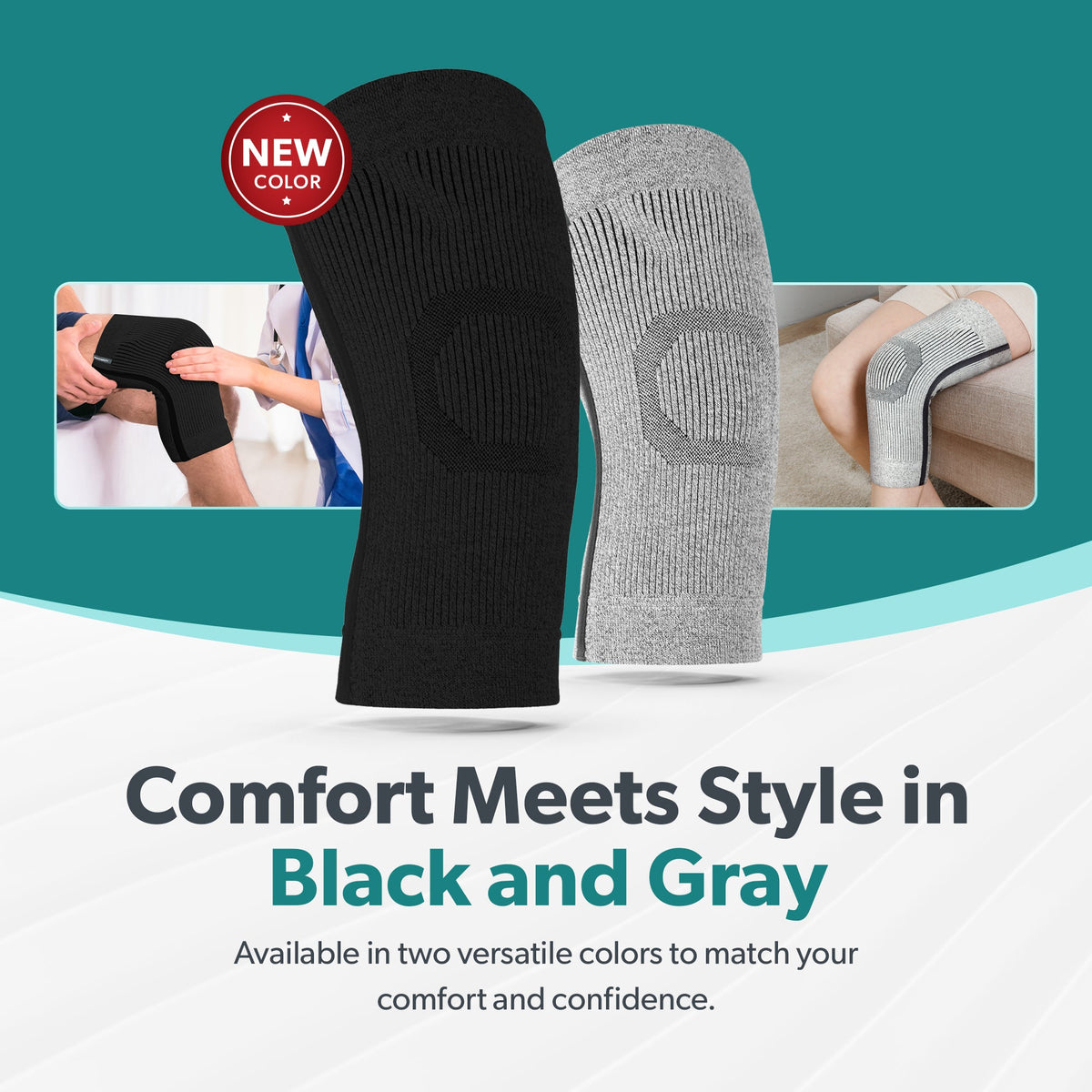 Plus Size Compression Knee Sleeve (FINAL SALE)