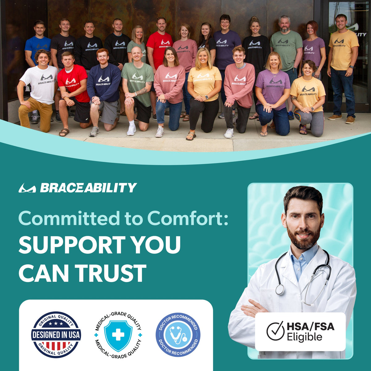 Umbilical & Abdominal Hernia Support Belt with Pad