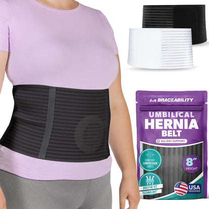Umbilical & Abdominal Hernia Support Belt with Pad