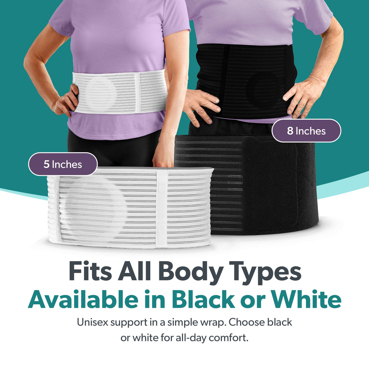 Stomach Hernia Brace | Navel, Belly Button, Hiatal, Epigastric, Ventral, Incisional & Spigelian Truss for Men or Women