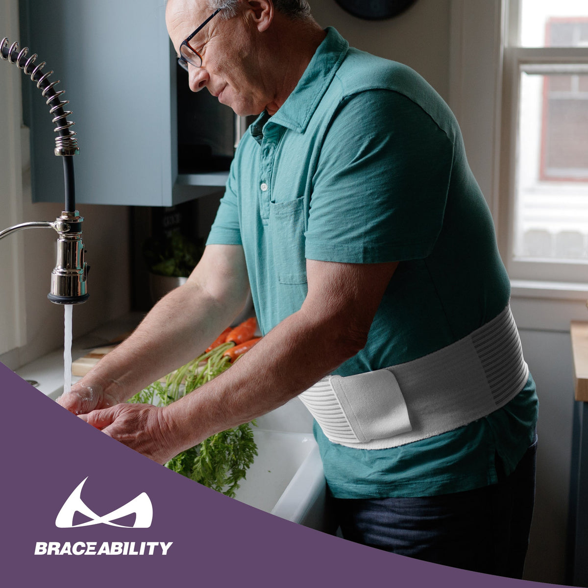 Stomach Hernia Brace | Navel, Belly Button, Hiatal, Epigastric, Ventral, Incisional & Spigelian Truss for Men or Women