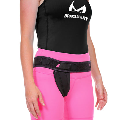 Inguinal Hernia Belt | Groin Support Truss for Bilateral Scrotal & Femoral Hernias in Men or Women