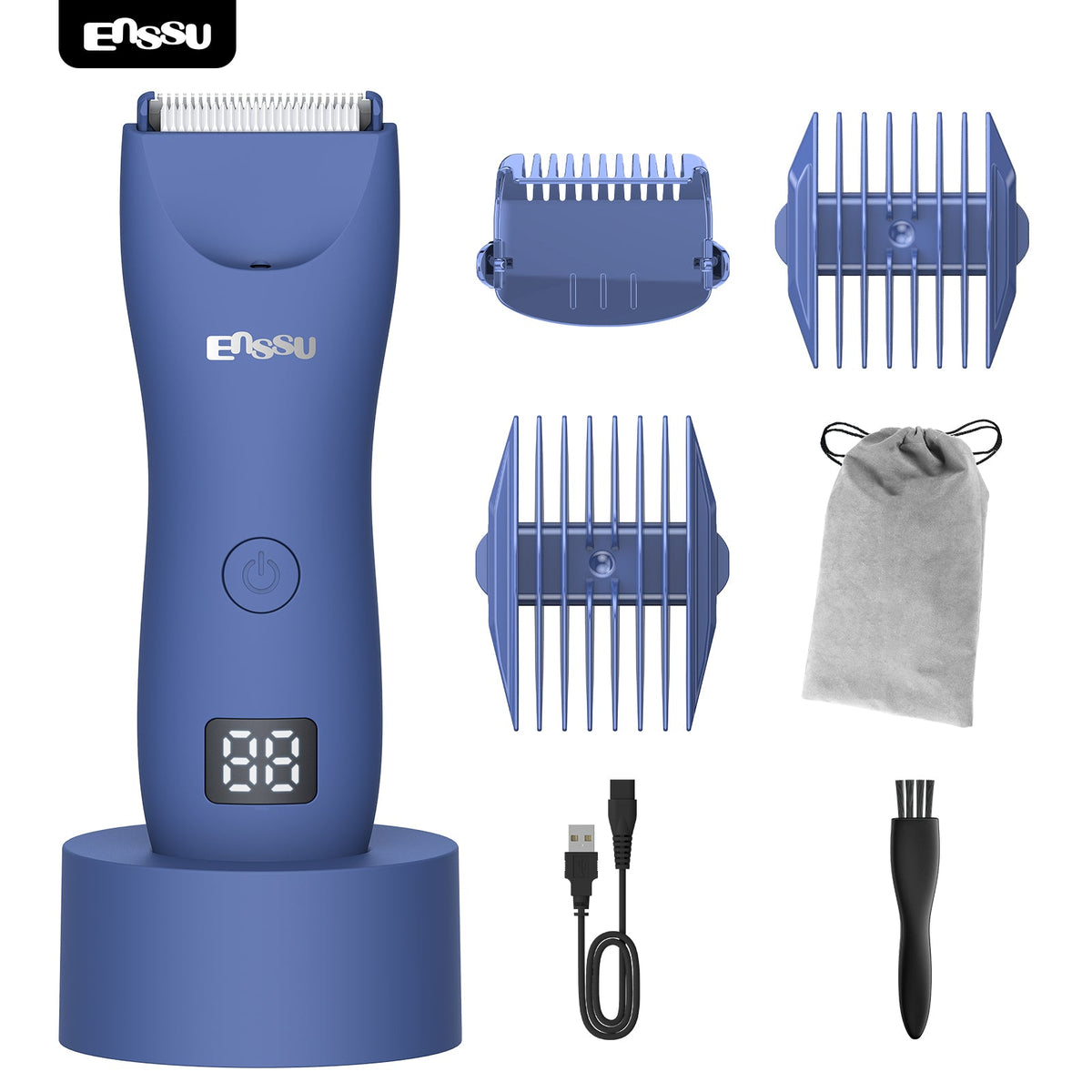 Aparador ENSSU Pro Azul – Ecrã Digital, Lanterna, IPX7 BraiLock™