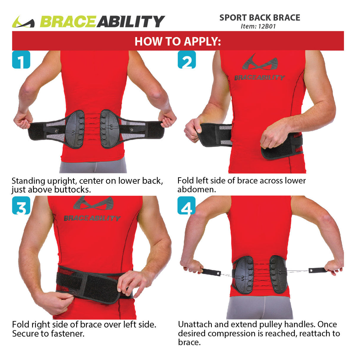 Golf Back Brace for Tennis & Golfing Low Back Pain