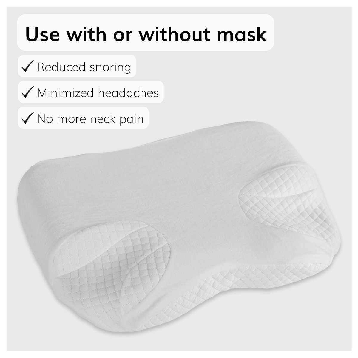 CPAP Side Sleeper Pillow | Contoured Positional Wedge for Sleep Apnea Treatment and Snoring Prevention - FINAL SALE