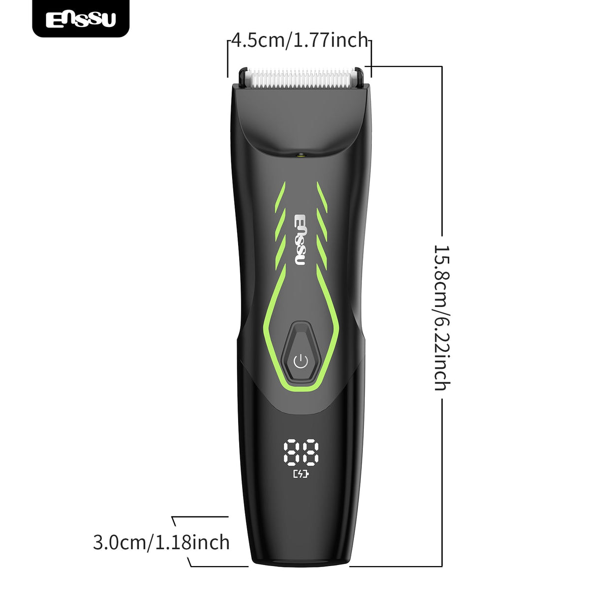 Aparador ENSSU Pro – Ecrã Digital, Lanterna e Pentes IPX7
